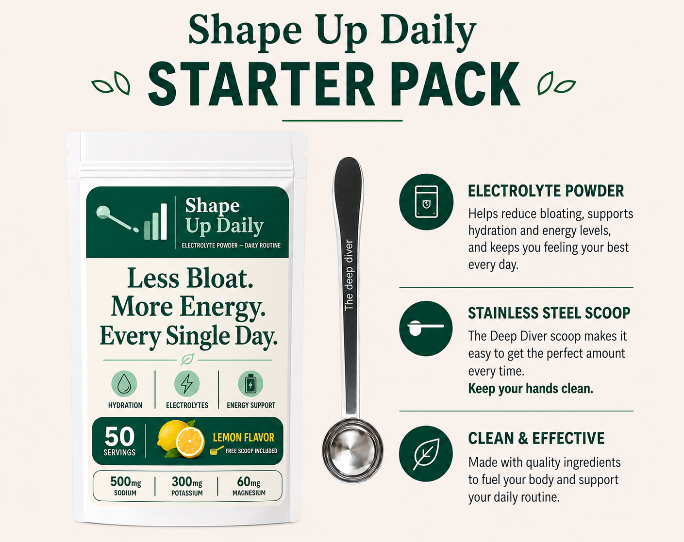 starter pack + free Deep diver